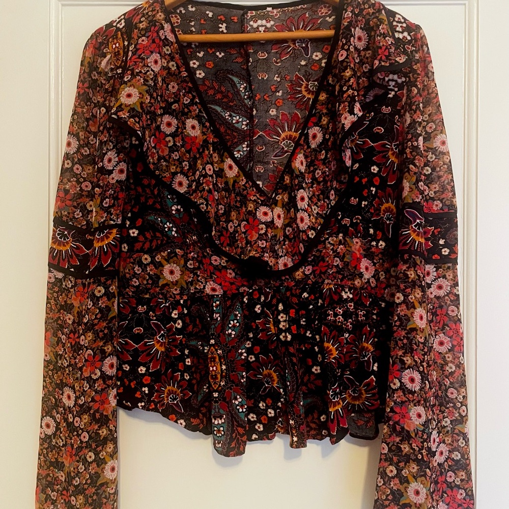 Bohemian Floral Women's Top
